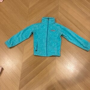 Columbia Aqua Blue Fleece Jacket